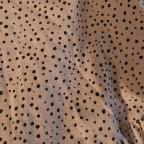H&M Polka Dot Kids Dress in Cream and Black - Picture 5 of 5